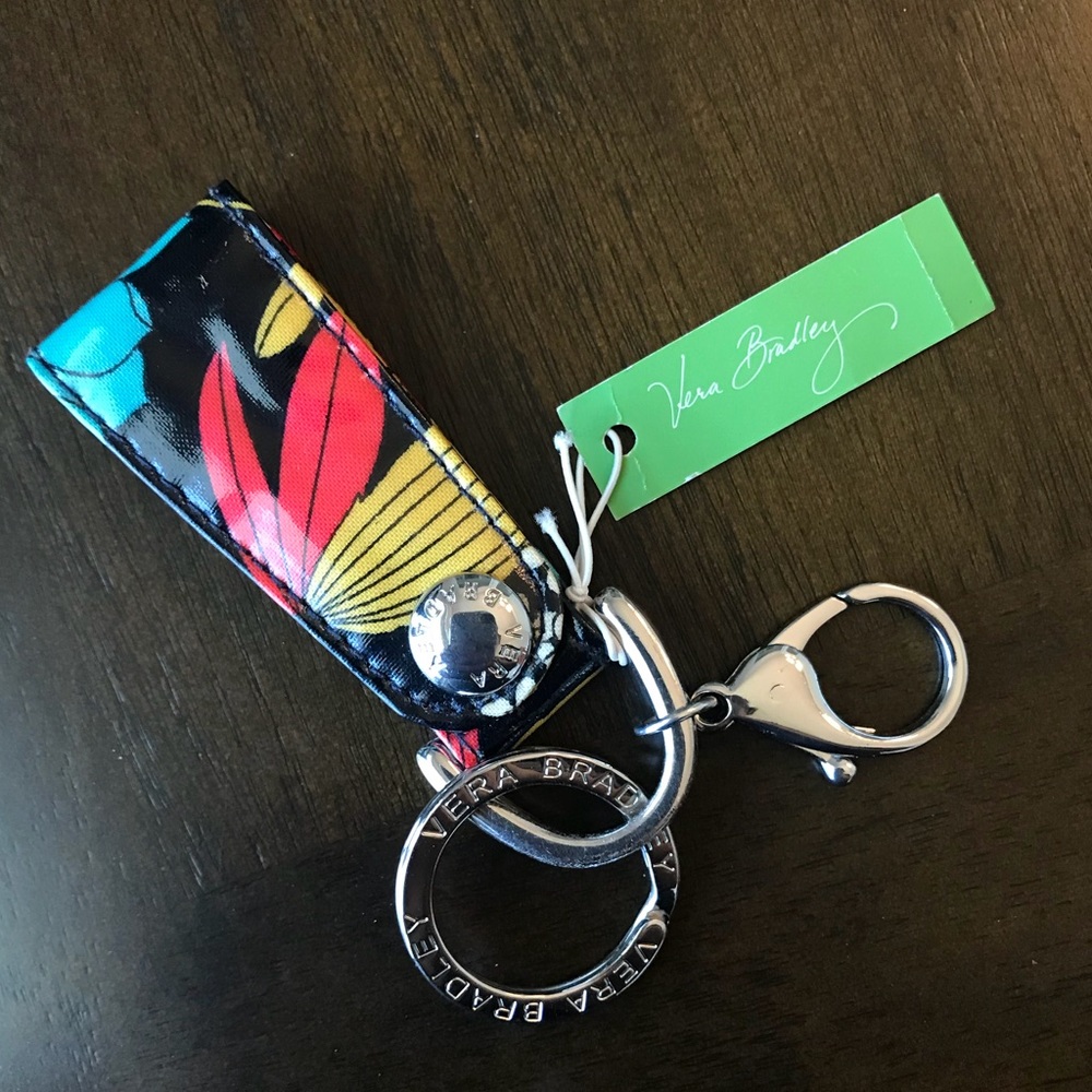 Vera Bradley Happy Snails Loop Keychain